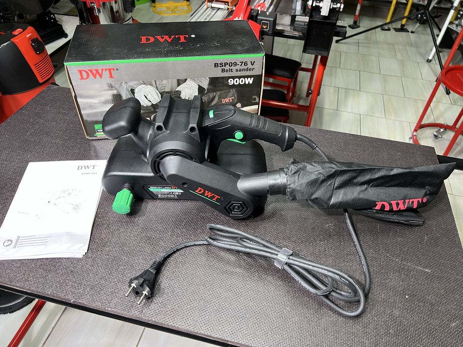Ленточная шлифмашина DWT BSP09-76 V - 900 Вт 76x533 лента