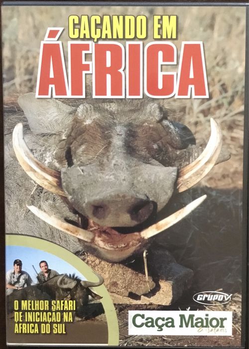 DVD  Caçando em África  O Melhor Safari de Iniciação na África do Sul