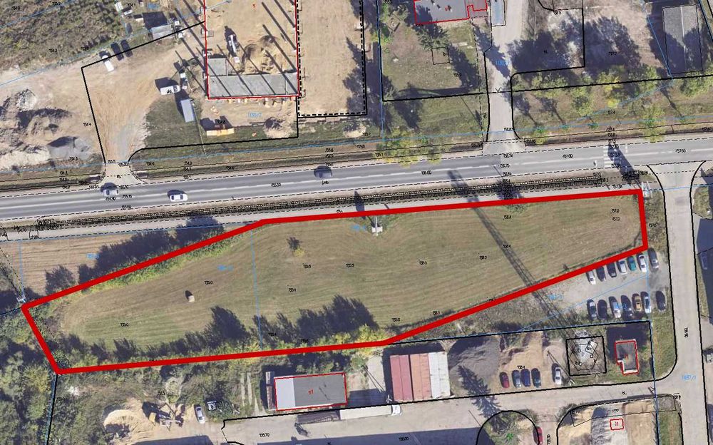Wynajem działki przemysłowej, pow. 4600m2 przy trasie S17