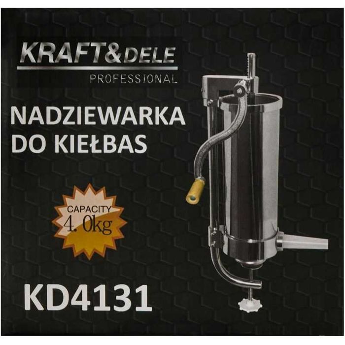 NADZIEWARKA do KIEŁBAS 4 kg mięsa maszynka do robienia kiełbasy KD4131