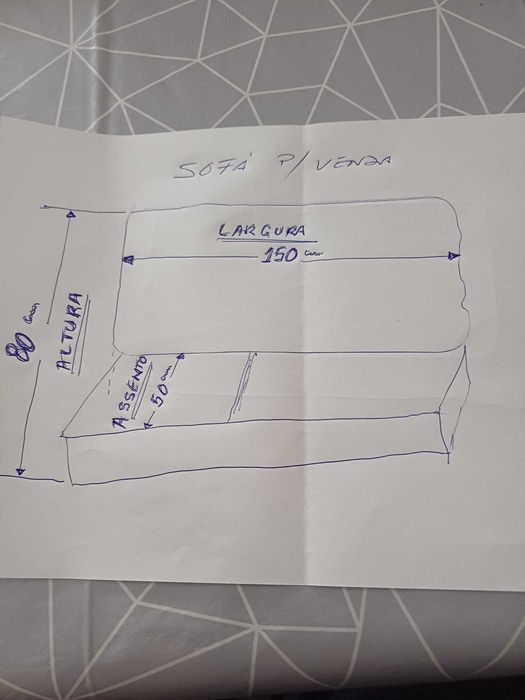 Sofa dois lugares em bom estado