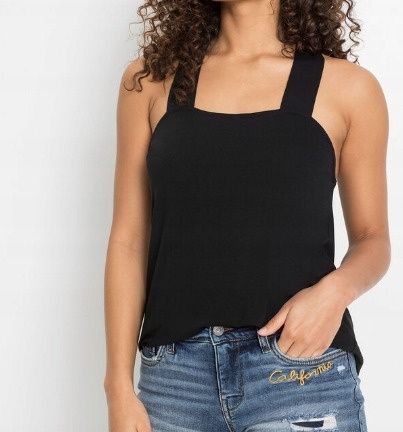 B.P.C top czarny z wiskozy r.36/38