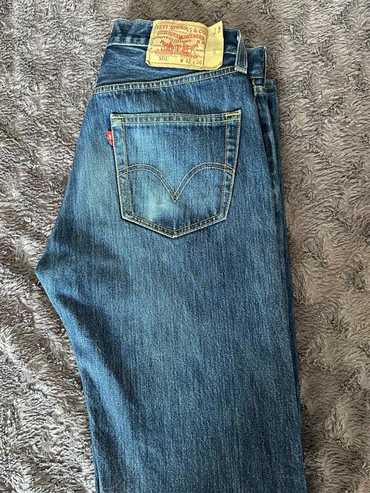 Levis 501 niebieskie 32/36