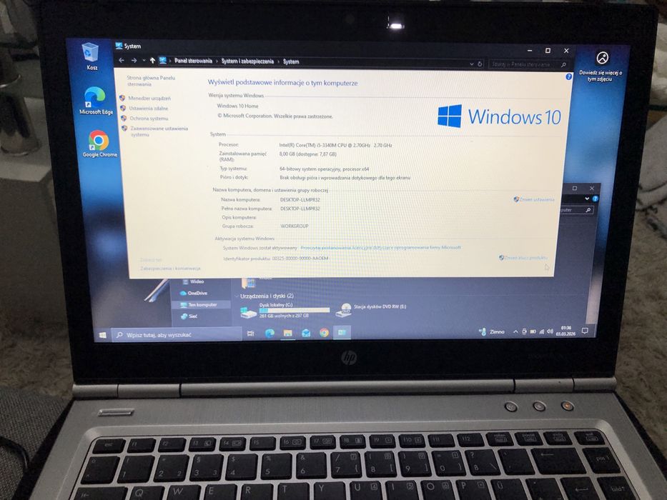 laptop HP EliteBook 8470p i5