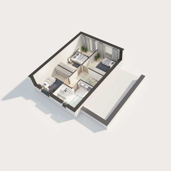 Dom 121,61 m² dla rodziny – garaż, ogród, 3 min do Barcina