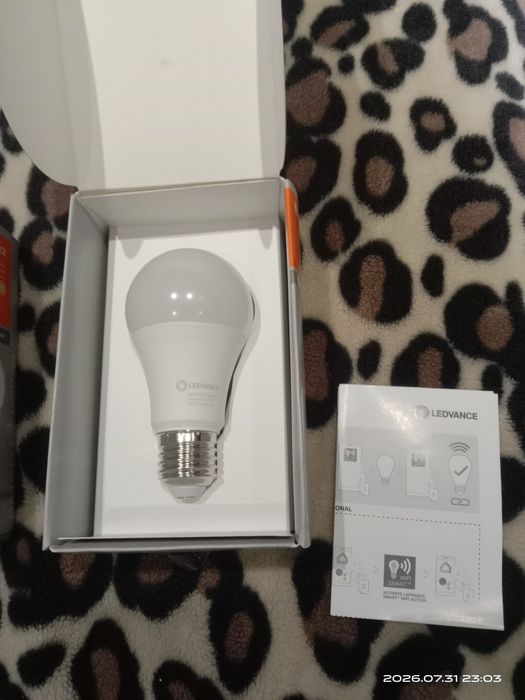 Розумна Wi-Fi лампа Ledvance SMART+ E27 (Керування з телефона)