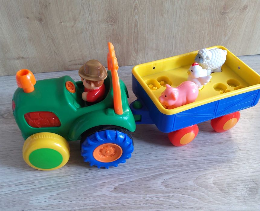 Interaktywny traktor Farmer ze zwierzątkami Stary Old McDonald OPIS!