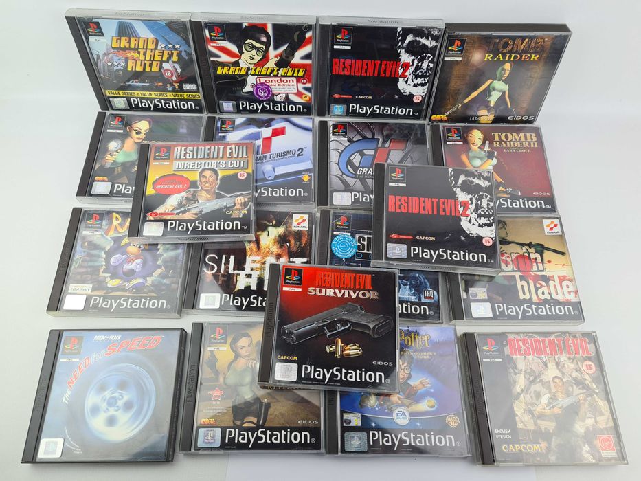 GRY PS1 Silent Hill Resident Evil  Gran Turismo GTA Tomb raider NFS