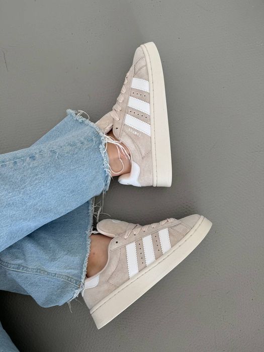 Кросівки Кроссовки Adidas Campus Beige Бежевий Бежевый Кросовки повсякденні
