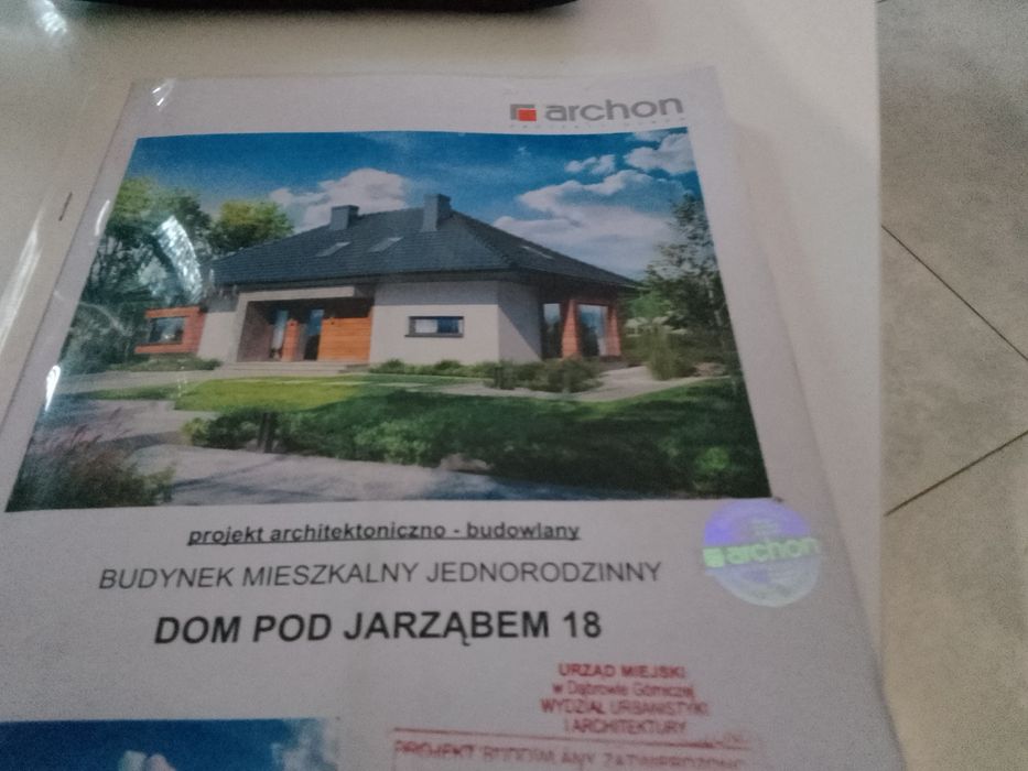 Działka budowlana z projektem i pozwoleniem