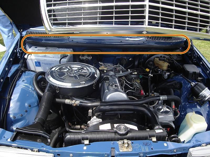 nowa uszczelka ściany grodziowej mercedes w123
