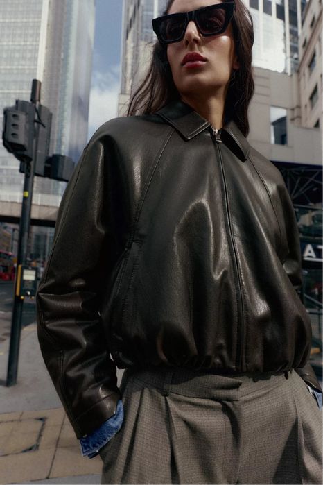 Нова тепла куртка бомбер Zara L