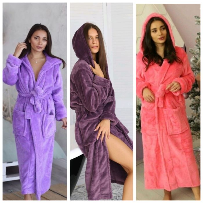 Халат махровий жiночiй різні колори