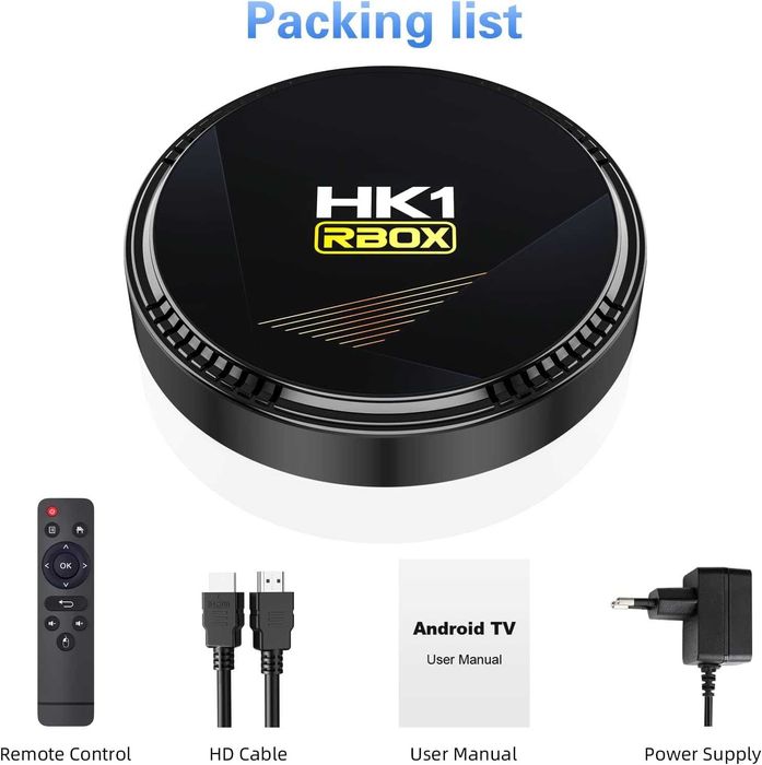 BOX android 4K IPTV Full 4GB Ram-32GB Rom NOVAS