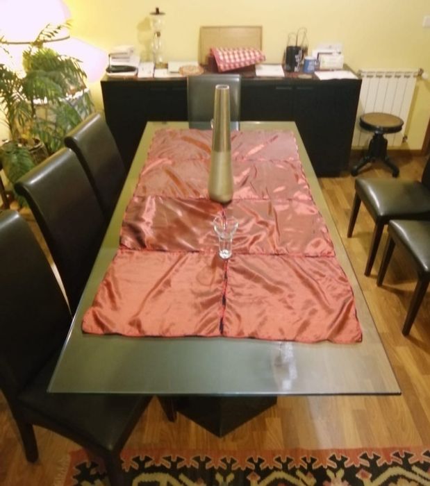 Mesa sala tampo vidro