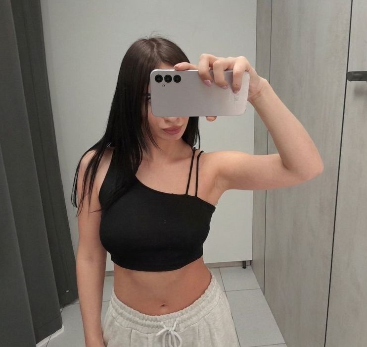 Топ чёрный Bershka