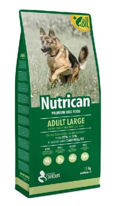 Сухий корм для дорослих собак всіх порід Nutrican Adult Чехія 15 кг
