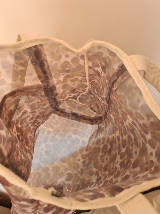 Zara torebka panterka shopper