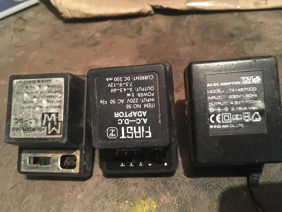 трансформаторы сетевые и блоки питания на запчасти и рабочие