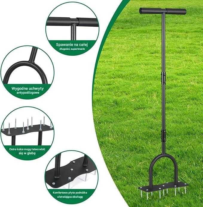 Aerator napowietrzacz do trawnika gleb Solidny Antypoślizgowy 5,6 cm
