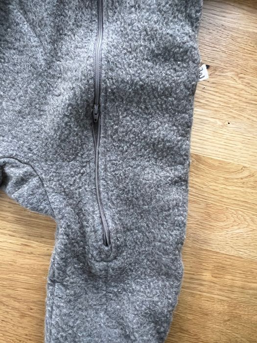 Kombinezon Merino BeWoolly 86/92 brązowy