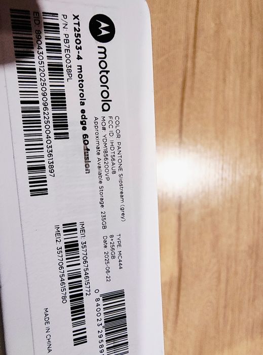 Motorola edge 60 fusion