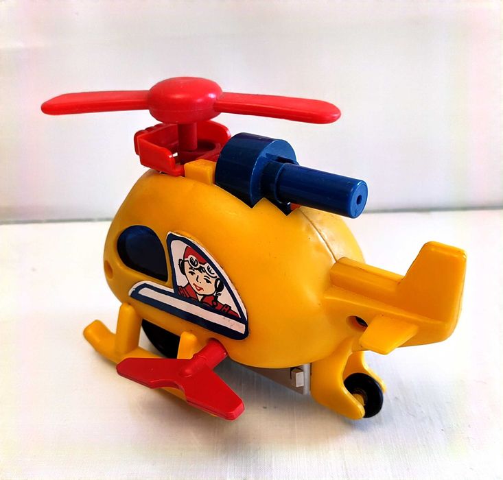 Игрушка пластмассовая «Вертолёт» СССР