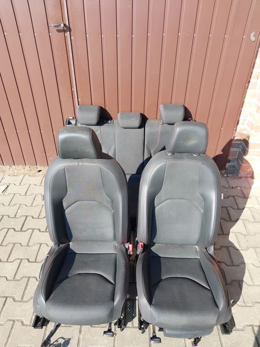 Fotele półskóra kubełki Seat Leon 3 III FR Cupra