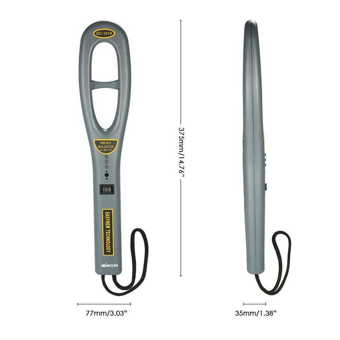 Detector metais para uso pessoal até 30cms de distancia/ profundidade