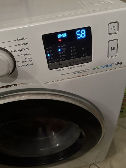Pralka automatyczna samsung ecobubble 7kg