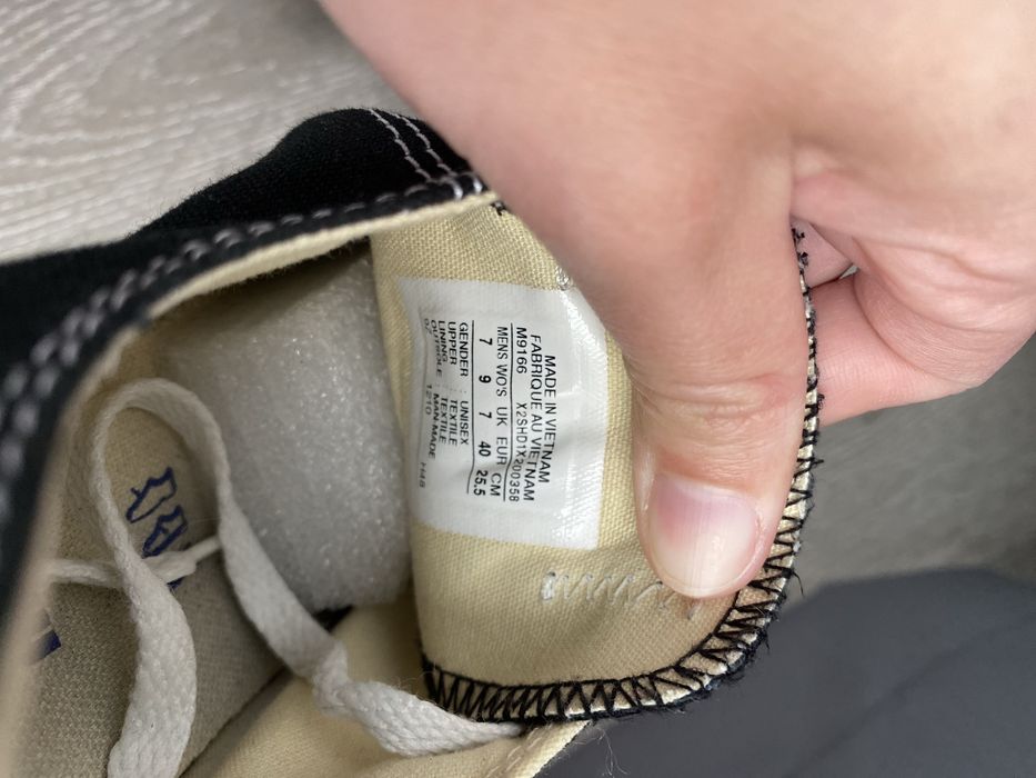 чорні кеди Converse Chuck Taylor All Star Ox M9166C