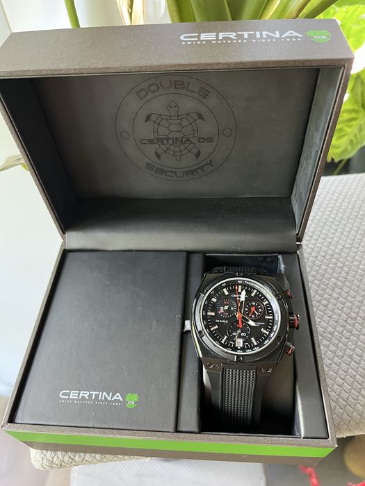 Zegarek męski certina ds eagle black tissot seiko