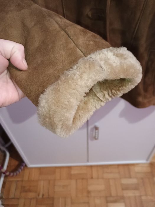 Kożuch damski skórzany