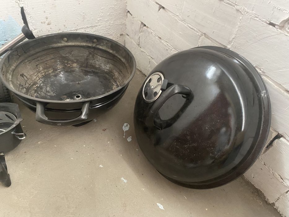 Gril, na lato, czarny