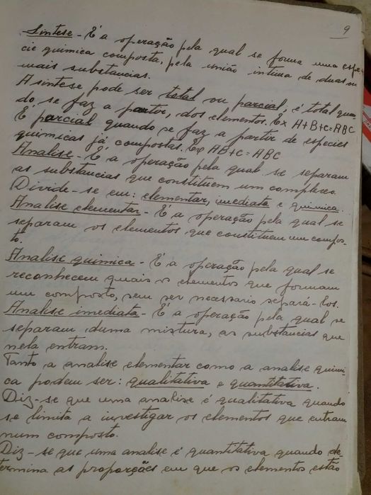 Livros de estudo antigos Físico -Química e Medicina