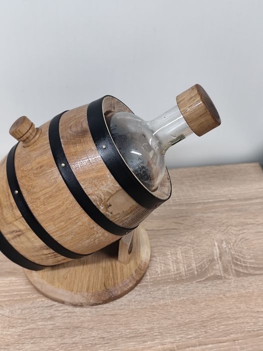 Beczka termo dębowa 0,7 l z butelką