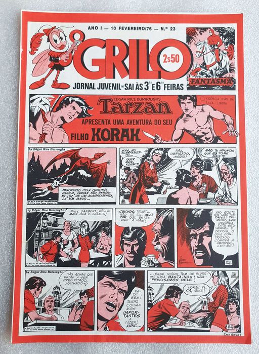 Antigos Livros BD ~ "COLEÇÃO GRILO" ~ Vários números disponíveis.