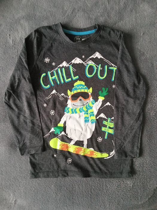 Koszulki z długim rękawem, r. 116, bluzki długi rękaw.