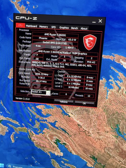 AMD RYZEN 5 8600g