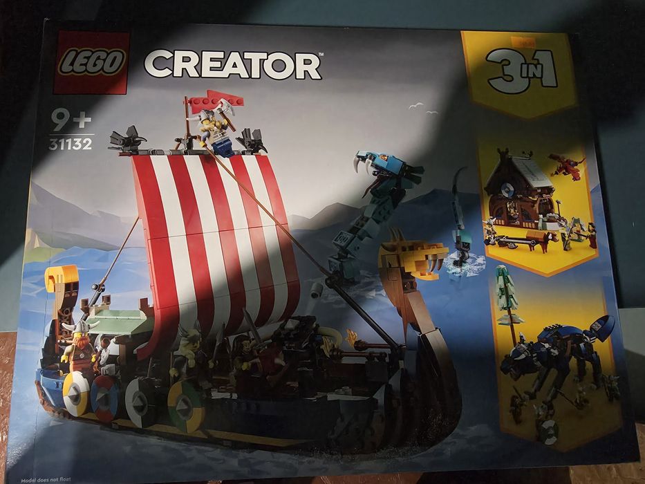 LEGO Creator 31132 Statek wikingów i wąż z Midgardu