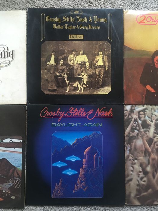 Lote 4 discos vinil Neil Young / CSNY / CSN