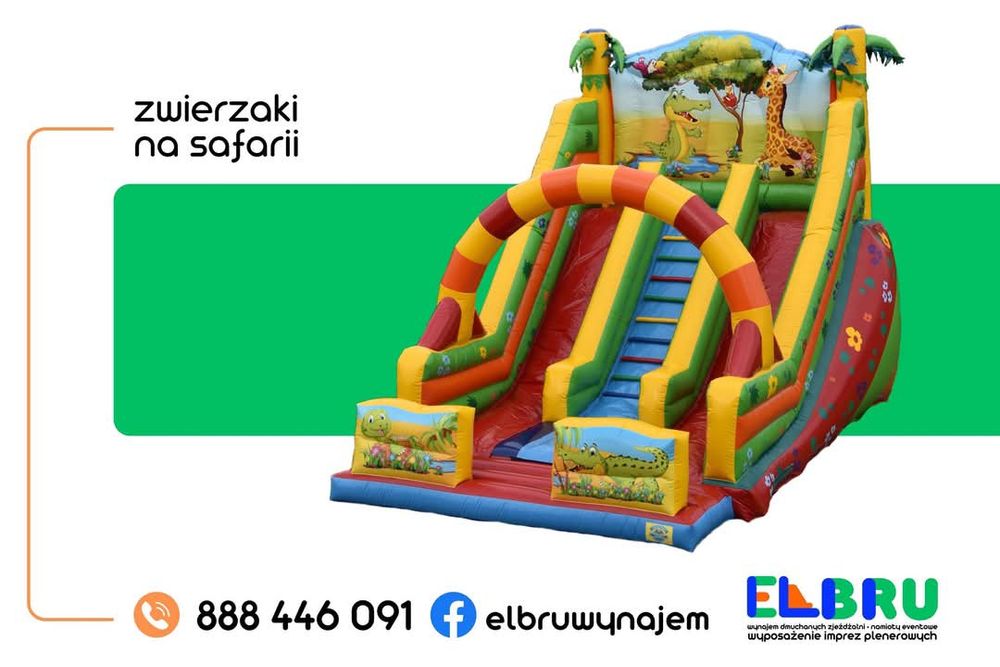 Dmuchaniec na wynajem | dmuchana zjeżdżalnia | WOLNE TERMINY