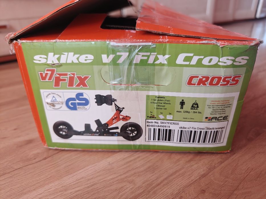 Nartorolki Skike V7 Fix Cross | 2 zestawy kół