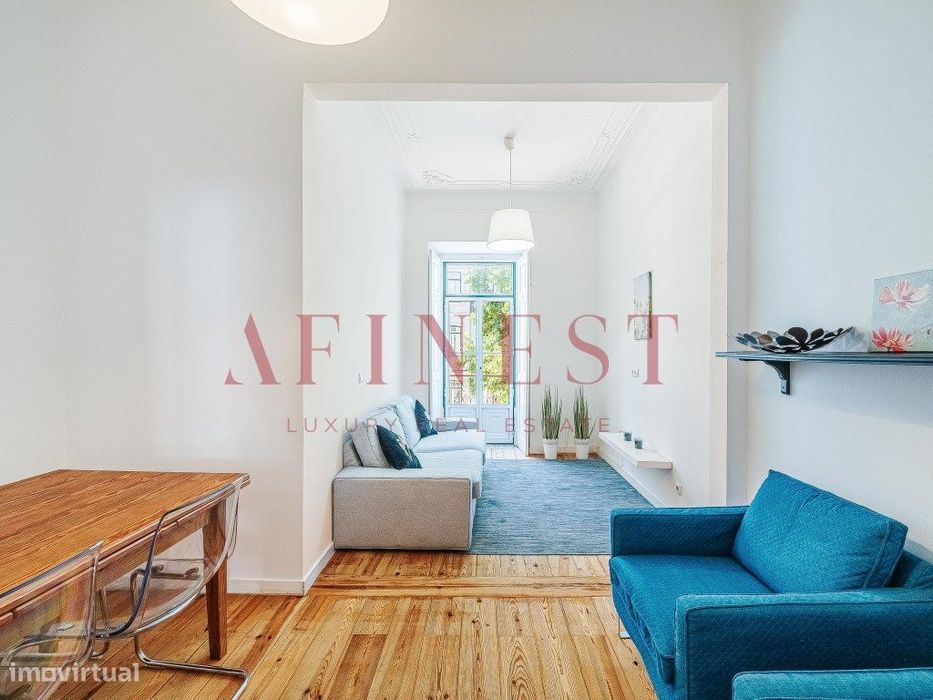 Apartamento T2 Mobilado | 80m² | Conde Redondo | Próx. Av. Liberdad...
