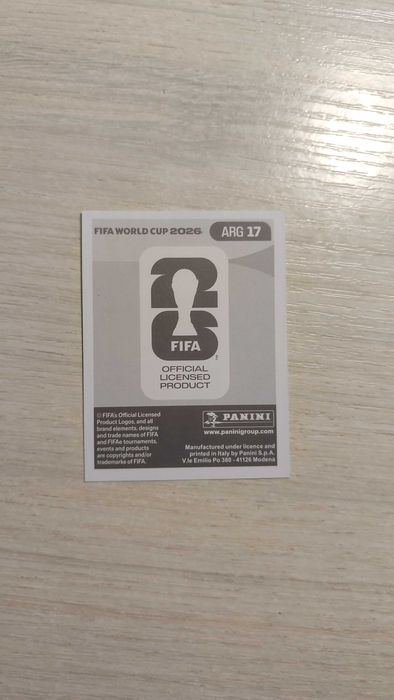 Стікер panini Messi