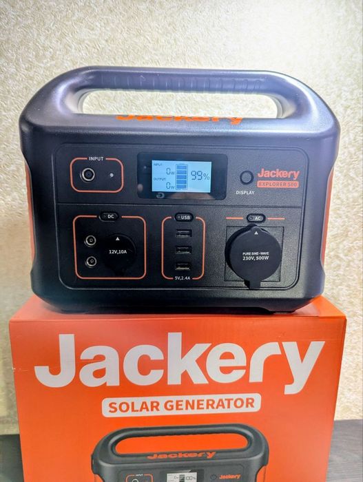 Зарядна станція Jackery Explorer 500 (518 Вт·год) — Ідеальний стан!