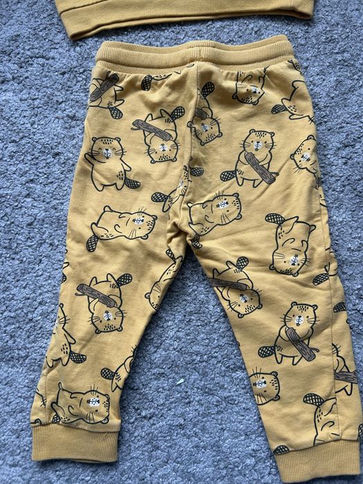 Musztardowy dres w bobry bawełniany 86, Pepco
