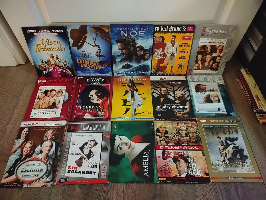 Płyty z filmami, bajkami, serialami