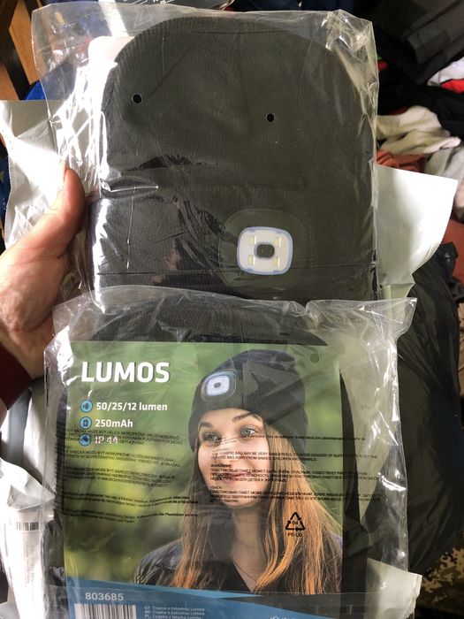 Шапки з фонарикам