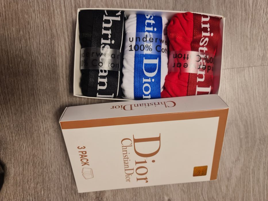 Bokserki dior 3pak M L XL XXL